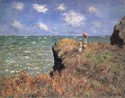 The Cliff Walk,Pourville Claude Monet